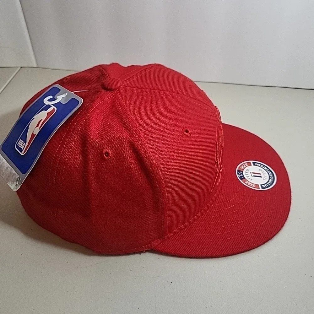 Washington Wizards Twins Enterprise Fitted Size 7 3/4 Cap Hat - NWT Red
